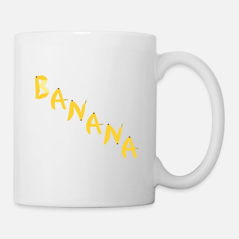 Banane - Tasse - Weiß