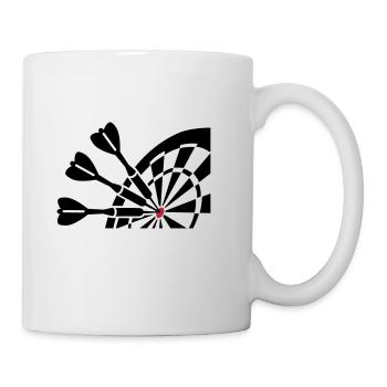 Darts - Mug blanc - blanc - Droite