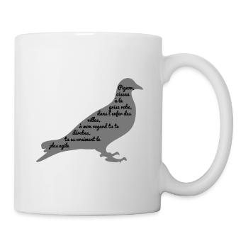 It happened near you - Poème Pigeon - Mug - white - Right