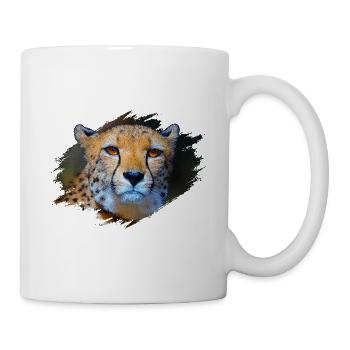 Gepard - Tasse - Weiß - Rechts