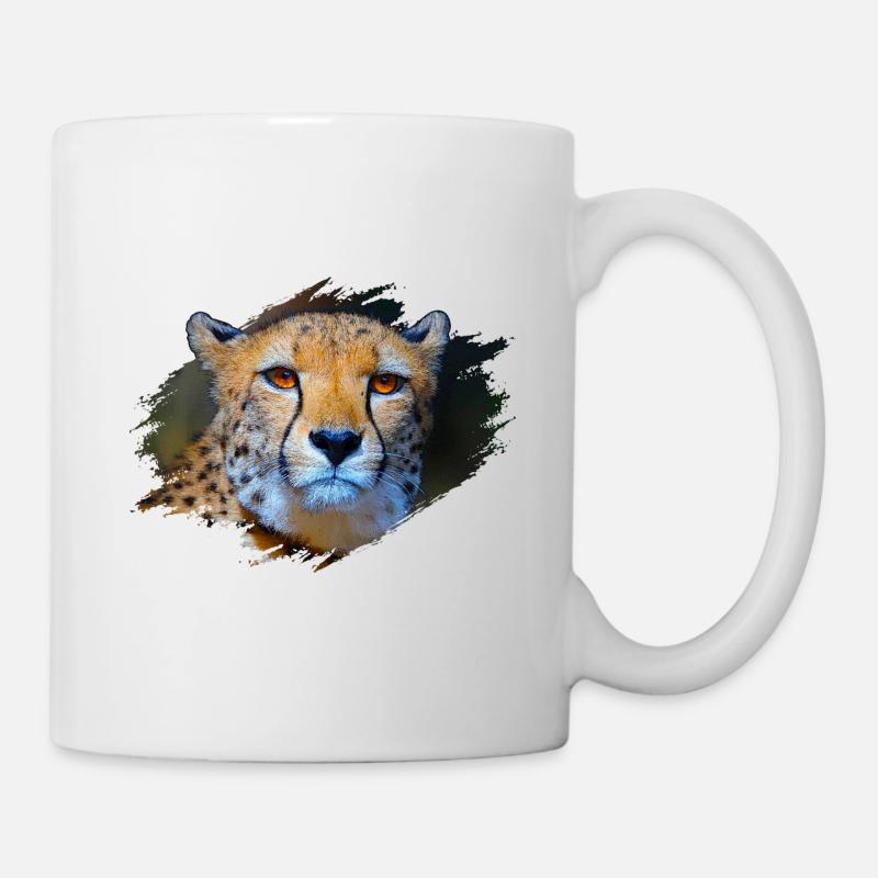 Guépard - Mug blanc - blanc