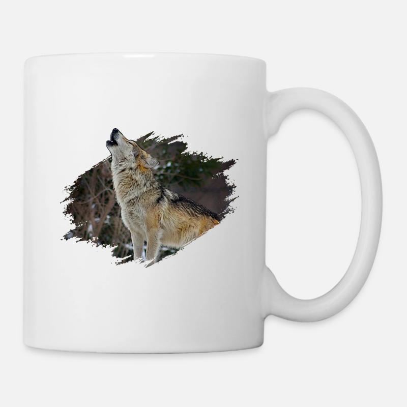 wolf - Mug - white