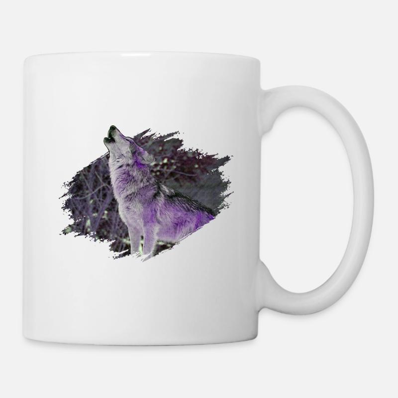 wolf - Mug - white