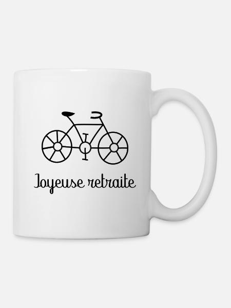 BONNE RETRAITE. JOYEUSE RETRAITE. VIVE LA RETRAITE - Mug blanc - blanc