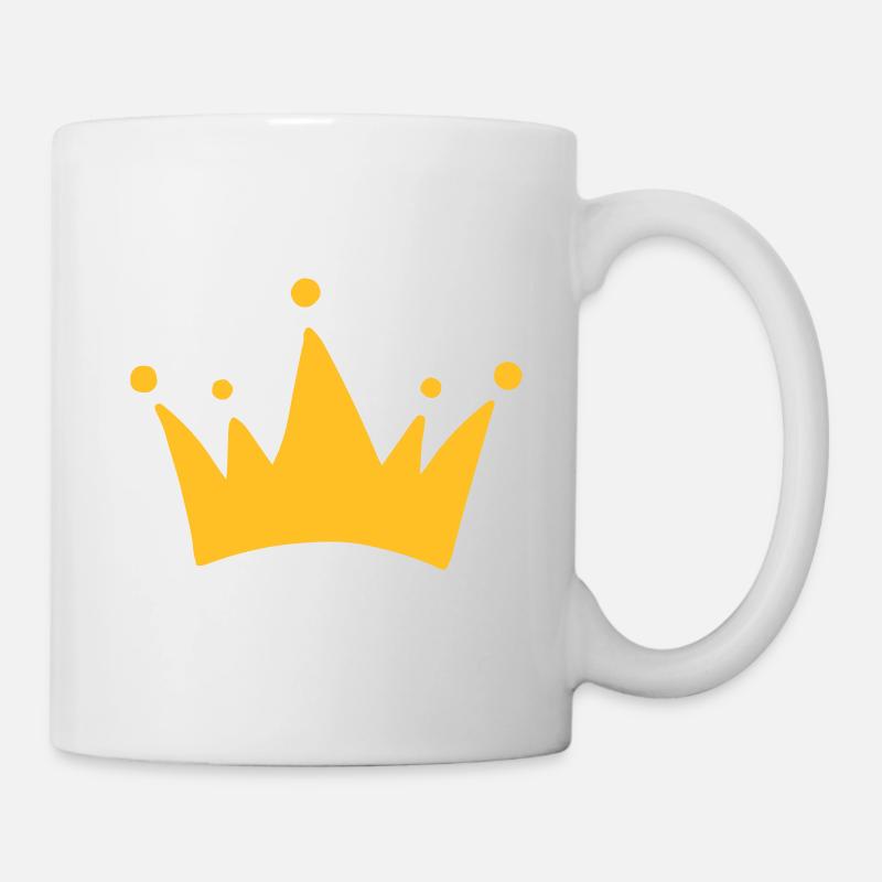 Couronne - Mug blanc - blanc