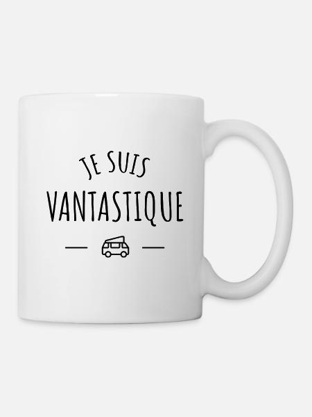 Je suis vantastique - Van Life Cadeau Humour - Mug blanc - blanc