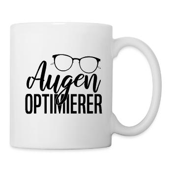 Augenoptiker Optiker Augenarzt - Tasse - Weiß - Rechts