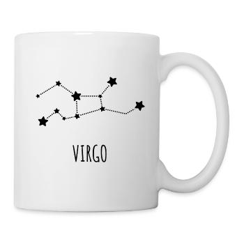 Zodiac sign Virgo - Mug - white - Right