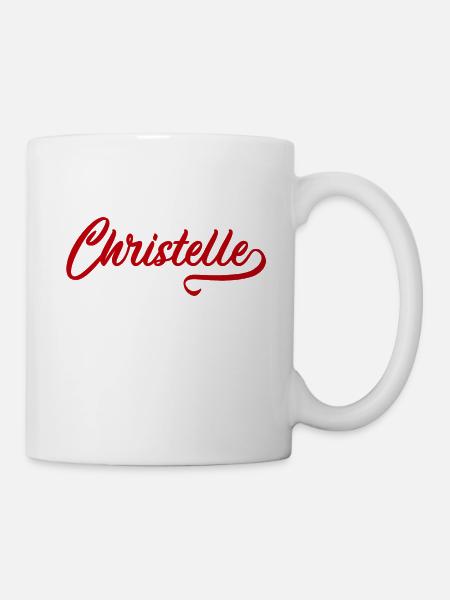 Christelle - Prénom - Mug blanc - blanc
