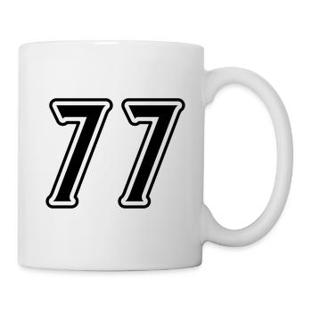 77 Number Symbol - Mug - white - Right