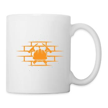 Maurer - Tasse - Weiß - Rechts