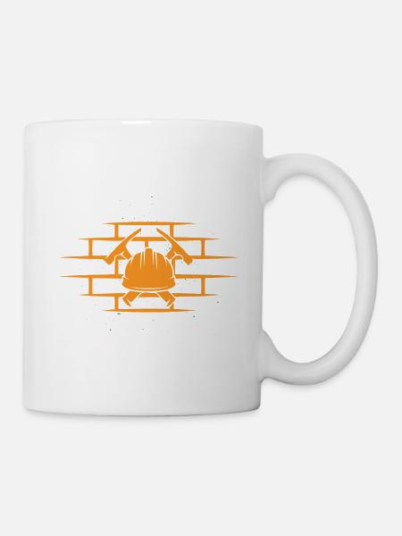 Maurer - Tasse - Weiß