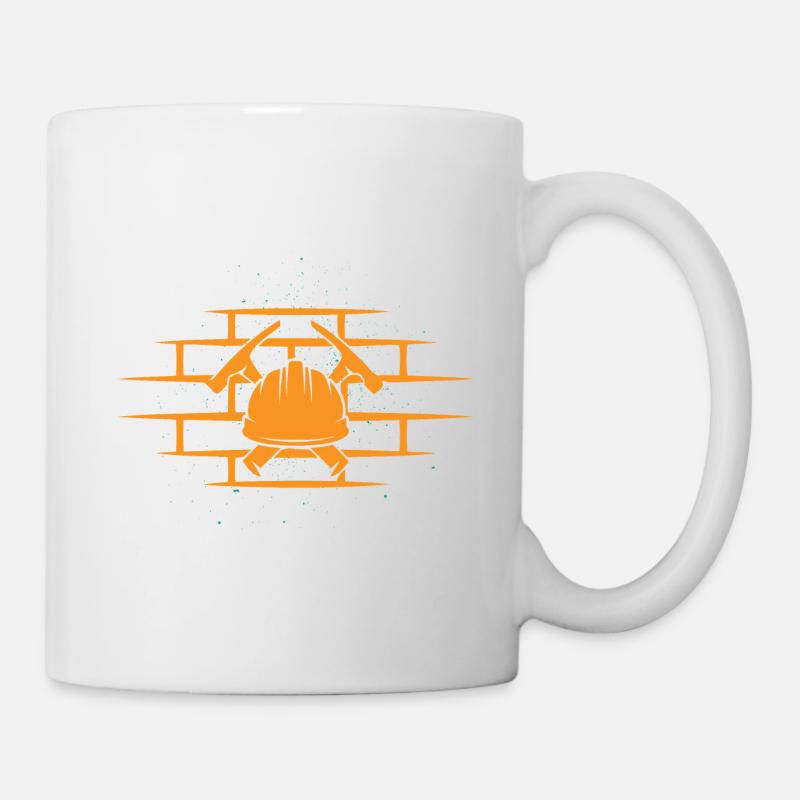 Maurer - Tasse - Weiß
