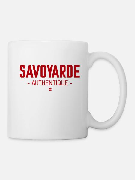 Savoyarde authentique - Drapeau - Mug blanc - blanc