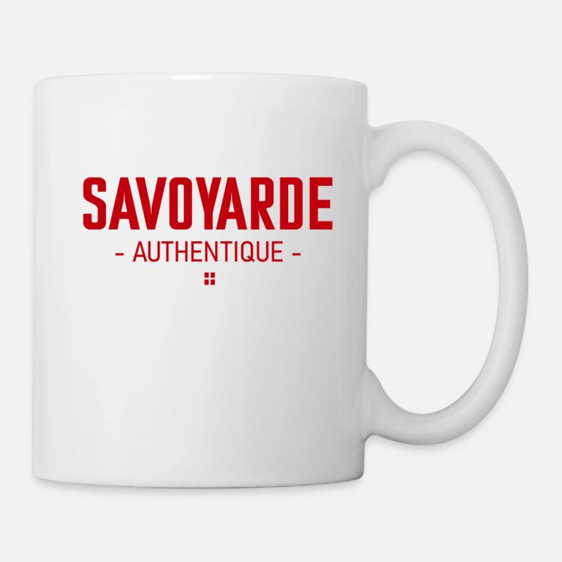 Savoyarde authentique - Drapeau - Mug blanc - blanc