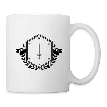 Schwert Icon wappen - Tasse - Weiß - Rechts