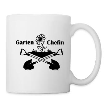 Garten Chefin Gärtner Gartenarbeit Hobby Garten - Tasse - Weiß - Rechts