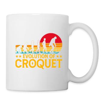 Evolution of Croquet - Mug - white - Right