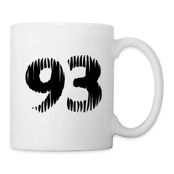 93 number jersey - Mug - white - Right