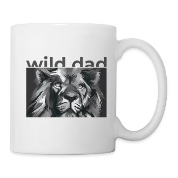 Wilder Vater - Tasse - Weiß - Rechts