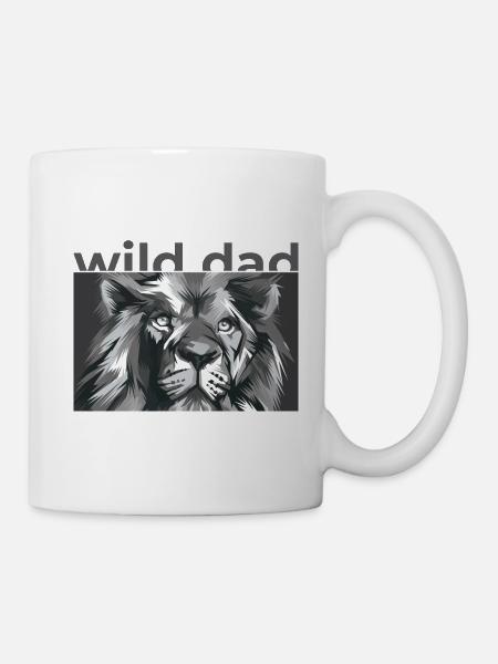 Wilder Vater - Tasse - Weiß