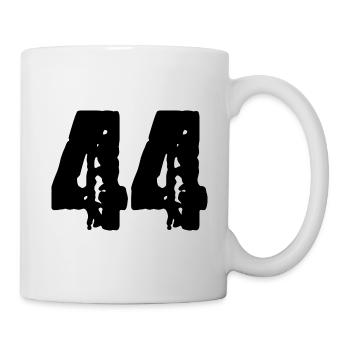 Maillot numéro 44 - Mug blanc - blanc - Droite