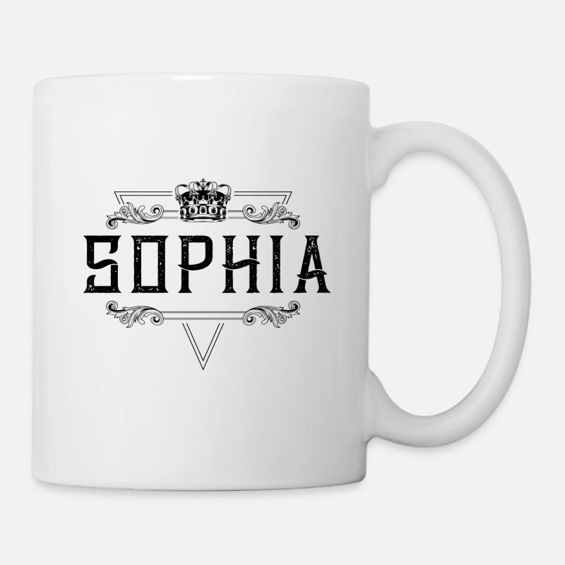 Sophia Name - Tasse - Weiß