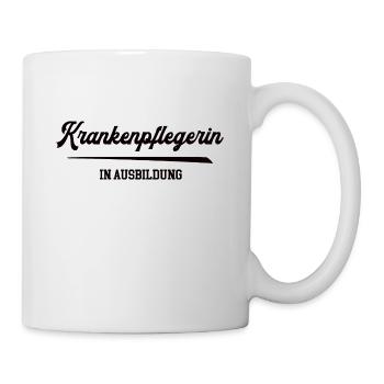 Krankenpflegerin Ausbildung Krankenpflege Pfleger - Tasse - Weiß - Rechts