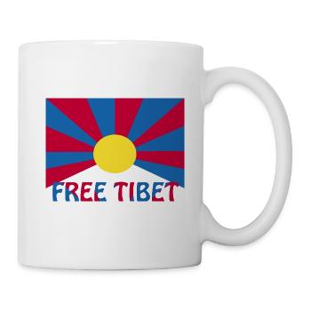 free tibet - Tasse - Weiß - Rechts