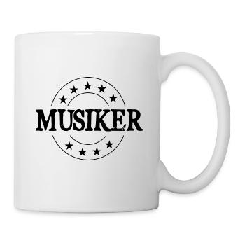 Musiker Beruf - Tasse - Weiß - Rechts