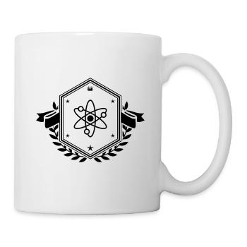 Armoiries de l’atome - Mug blanc - blanc - Droite