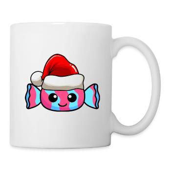 Bonbons Weihnachten Comic Xmas - Tasse - Weiß - Rechts