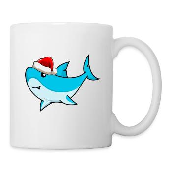 Hai Comic Weihnachten - Tasse - Weiß - Rechts