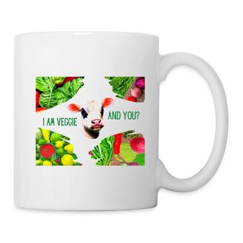 Veggie - Tasse - Weiß - Rechts