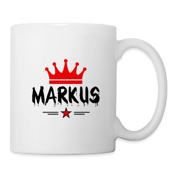 Markus Krone - Tasse - Weiß - Rechts