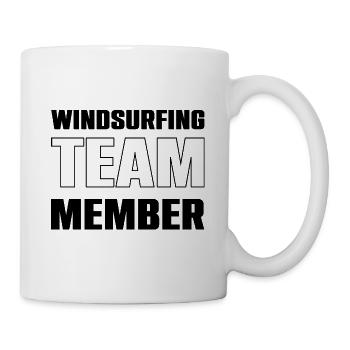 Windsurfing Team - Tasse - Weiß - Rechts
