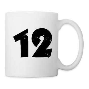 12 Number - Mug - white - Right