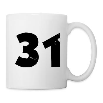 31 Number - Mug - white - Right