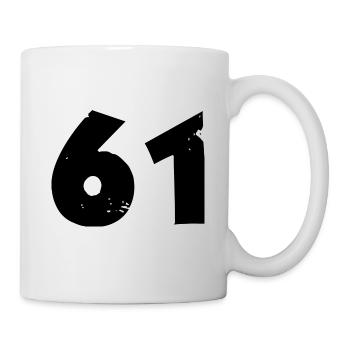 61 number - Mug - white - Right