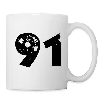 91 number - Mug - white - Right