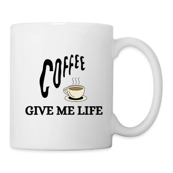 kaffee Zombie - Kaffee Liebe - Tasse - Weiß - Rechts