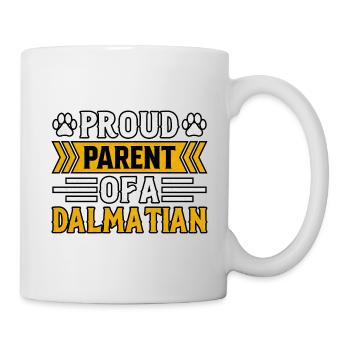 Fier parent d’un dalmatien - Mug blanc - blanc - Droite