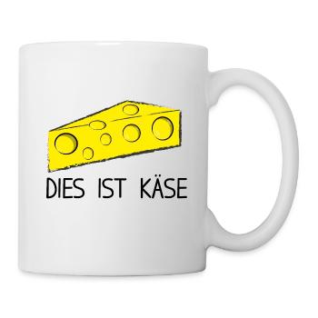Dies ist Käse - Tasse - Weiß - Rechts
