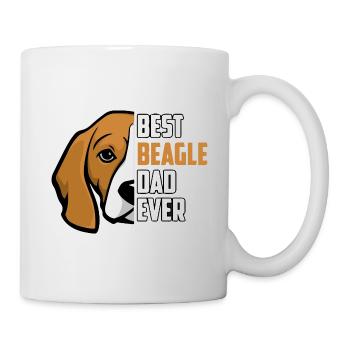 Best Beagle Dad ever - Mug - white - Right