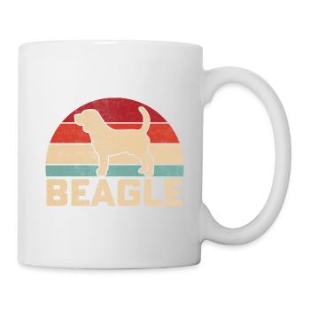 Beagle Retro - Mug - white - Right