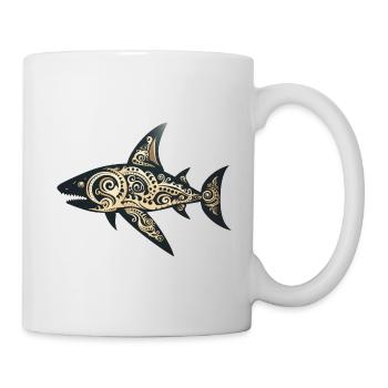 Adinkra Shark 5 - Mug - white - Right