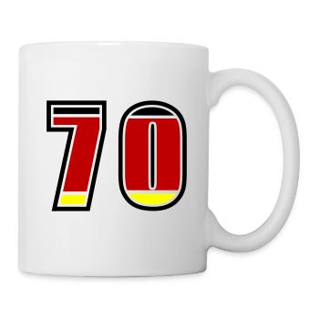 70 Number Germany Jersey - Mug - white - Right