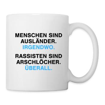 People are foreigners - Mug - white - Right