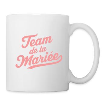 Team de la mariée - Mug blanc - blanc - Droite