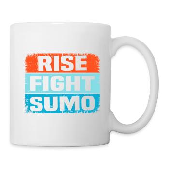 Rise Fight Sumo - Mug - white - Right